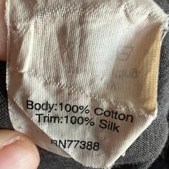 Gray Ruffle Front Tank Top, Office Siren Minimalist Casual‎ Boho Vintage Small - Picture 5 of 7